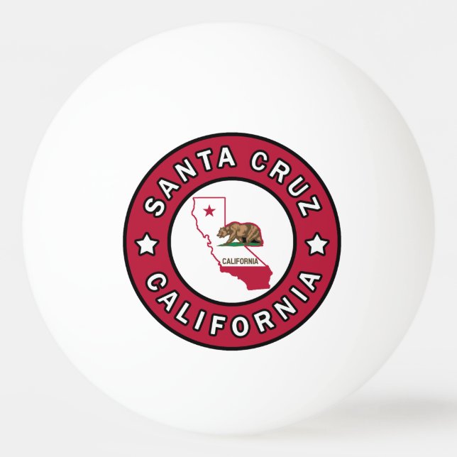 Santa Cruz California Ping Pong Ball (Front)