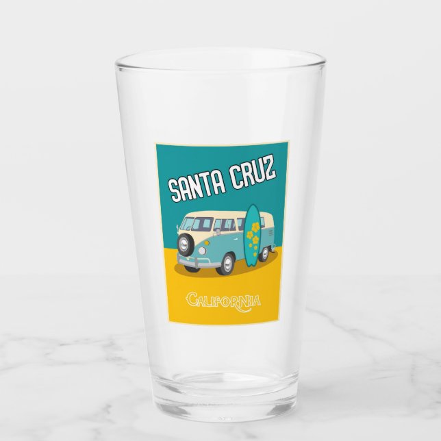 Santa Cruz, California  - Pint Glass (Front)