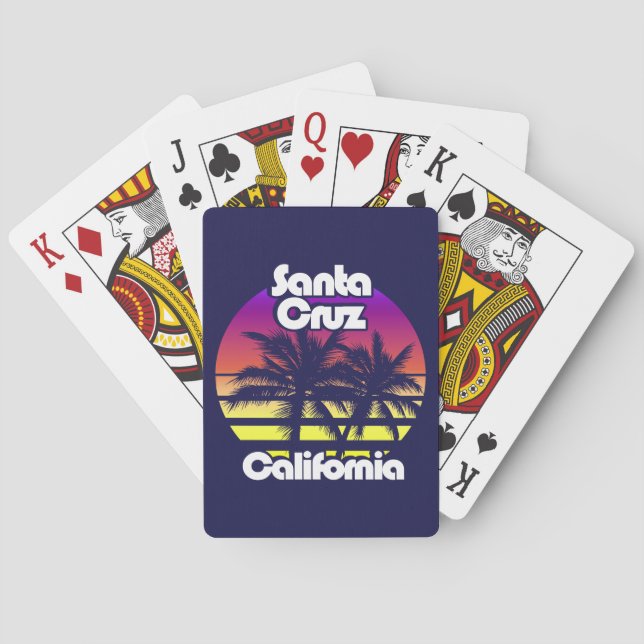 Santa Cruz California Playing Cards (Back)