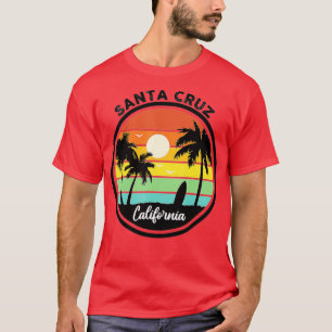 Santa Cruz California Retro Vintage Summer Family  T-Shirt