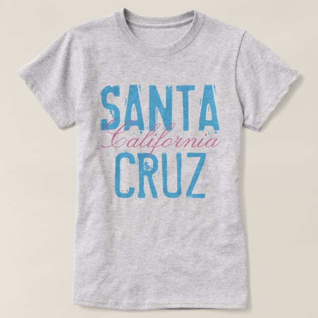 Santa Cruz California T-Shirt (Design Front)