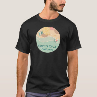 Santa Cruz California - Vintage Beach Souvenir Cla T-Shirt