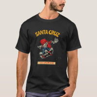 Santa Cruz California Vintage Skeleton Skateboarde