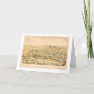 Santa Cruz, carte panoramique de CA (1586A) -