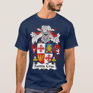 Santa Cruz Coat of Arms  Family Crest  T-Shirt