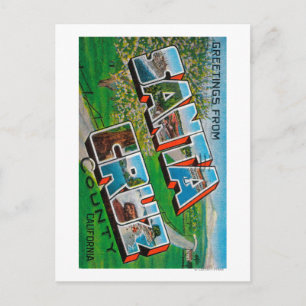 Santa Cruz County, California Postcard