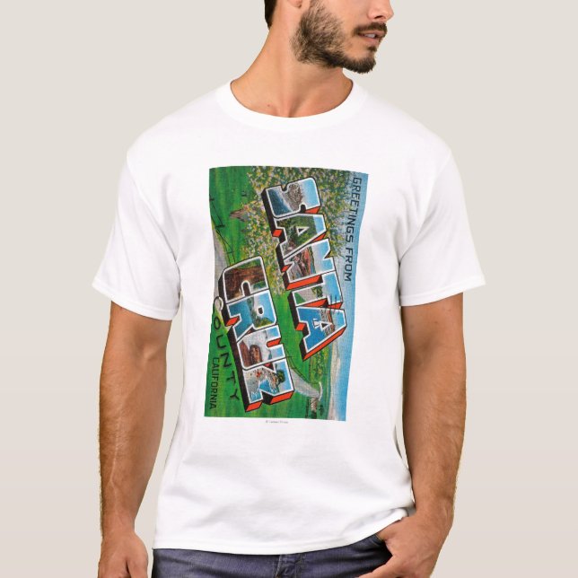 Santa Cruz County, California T-Shirt (Front)