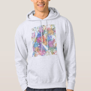 Santa Cruz de la Sierra Bolivia City Map Hoodie