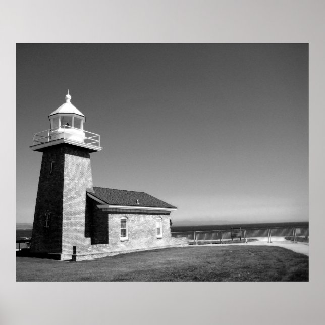 Santa Cruz Lighthouse Poster (Front)