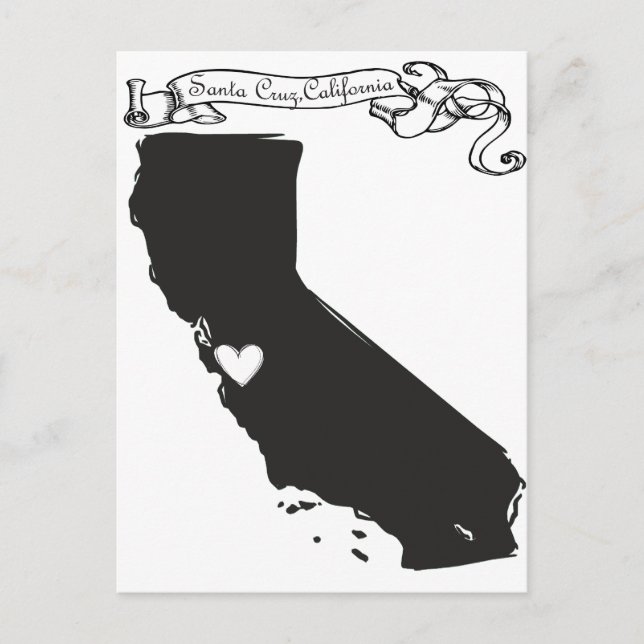 Santa Cruz Postcard (Front)