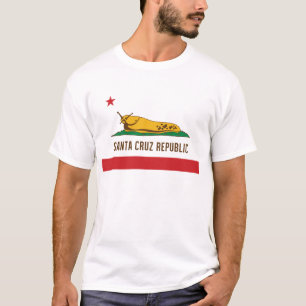 Santa Cruz Republic Banana Slug Flag T-Shirt