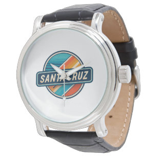 Santa Cruz Retro Vintage Circular Beach California Watch