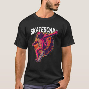Santa Cruz Skateboard Space Skateboarding Astronau T-Shirt