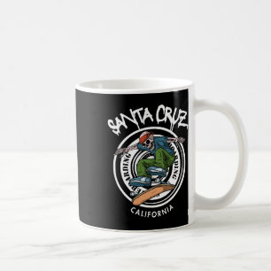 Santa Cruz Skater Laid Back California Skeleton Sk Coffee Mug