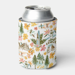 SANTA CRUZ TOILE Surfing Coastal Print Can Cooler