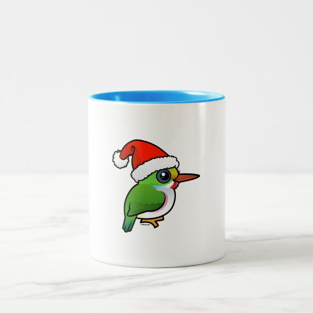Santa Cuban Tody Two-Tone Coffee Mug (Center)