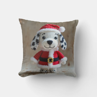Santa Dalmatian Cushion