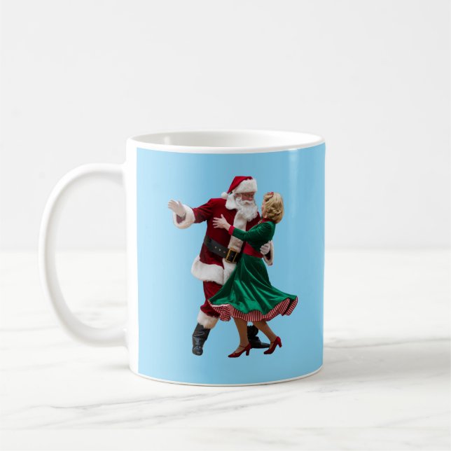 Santa Dancing Coffee Mug (Left)