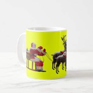 Santa & Deers Coffee Mag Mug