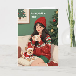 Santa, define 'nice' Christmas Card