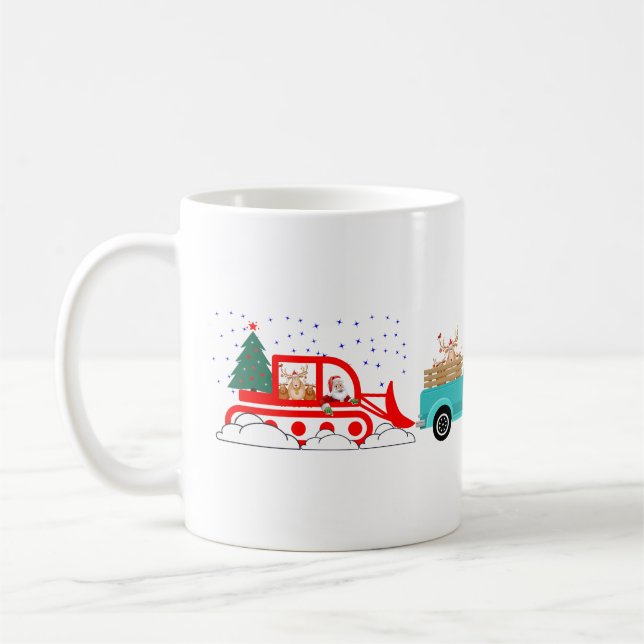 Santa Deliveries  Coffee Mug (Left)