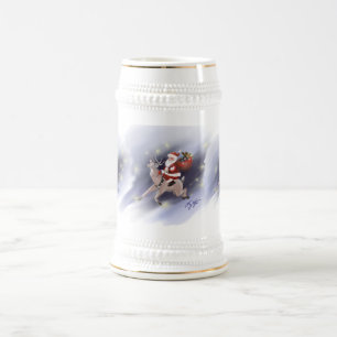 Santa Delivers Stein