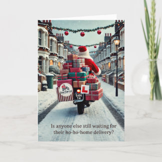 Santa Delivery Christmas Greeting Card 2024