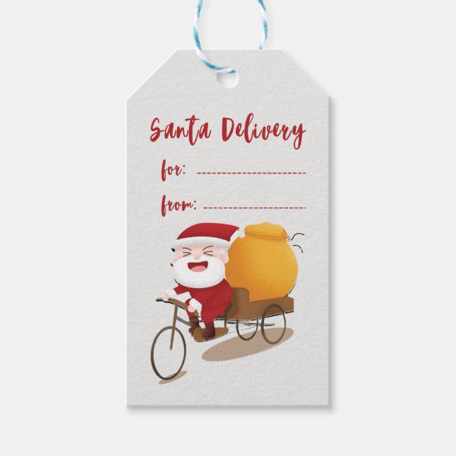 Santa Delivery Gift Tags (Front)