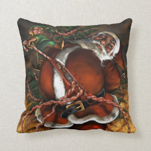 Santa Disemboweled Pillow