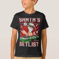Santa Dj Musician Santa’s Setlist House Music Ugly