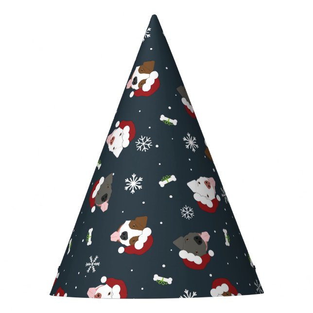 Santa Dogs Party Hat (Front)