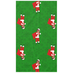 santa donald trump ugly christmas tablecloth