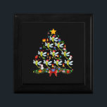 Santa Elf Dragonfly Christmas Tree Light Reindeer  Gift Box<br><div class="desc">Santa Elf Dragonfly Christmas Tree Light Reindeer Dragonfly T-Shirt</div>