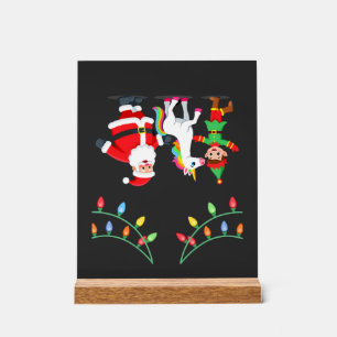 Santa Elfe Licorne Dabbing Noël Enfants Garçons Ho