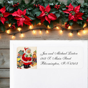 Santa & Elves Personalize Return Address