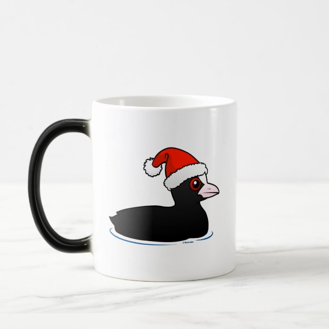 Santa Eurasian Coot Magic Mug (Left)