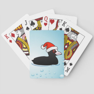 Santa Eurasian Coot Playing Cards