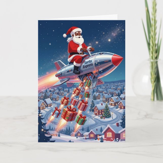 Santa Express Christmas Card (Front)