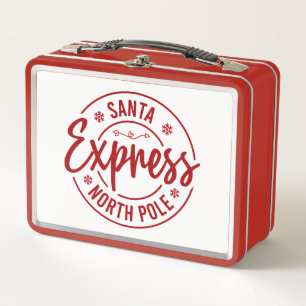 Santa Express North Pole Metal Lunch Box