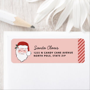 Santa Face Pink and Red