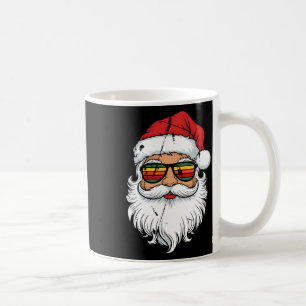 Santa Face Retro Sungles Christmas Men Boys Xmas S Coffee Mug
