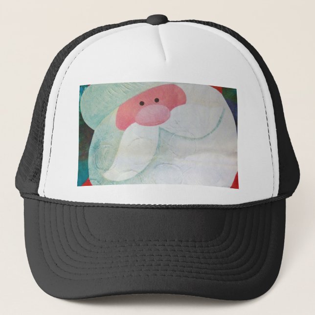 Santa Face Trucker Hat (Front)