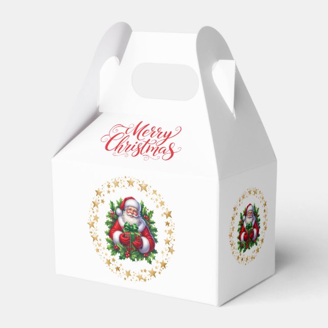 Santa Favor Gift Box (Front Side)