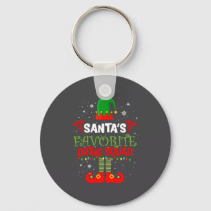 Santa Favorite Ortho Squad Elf Orthodontist Christ Keychain