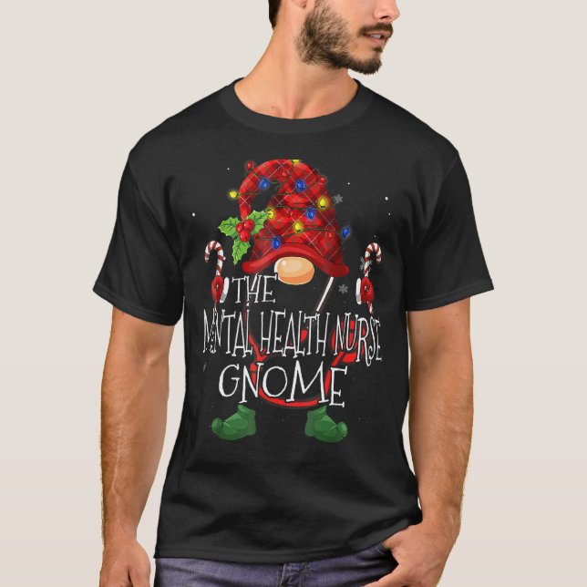Santa Favourite's Mental Health Nurse Xmas Mental  T-Shirt (Front)