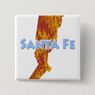 Santa Fe 2 Inch Square Button