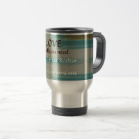 Santa Fe Abstract Art Real Estate Travel Mug