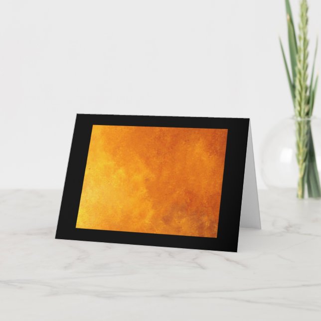 Santa Fe Abstract Painting by Julia Morrill Card (Front)