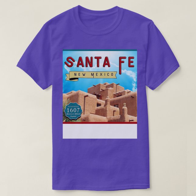 Santa Fe Established 1607 T-Shirt (Design Front)