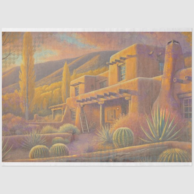 Santa Fe Gold Tissue Paper (Front)